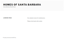 Tablet Screenshot of homesofsantabarbara.com